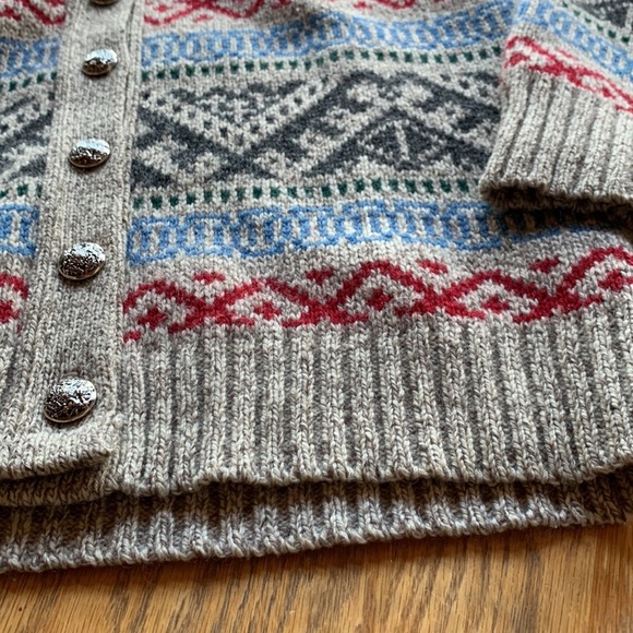 Fall River Knitting Mill Women’s Vintage Shetland wool cardigan Size M - Picture 6 of 9